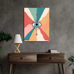 Aesthetic Eye Colorful Poster - sticckiz.com