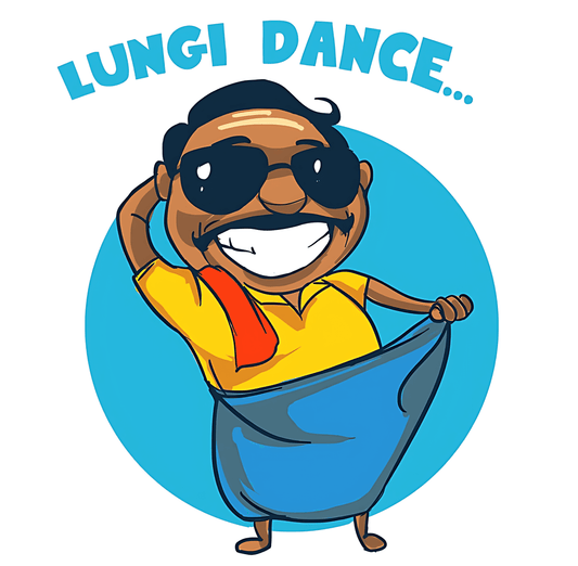 Lungi Dance Anna Sticker - sticckiz.com
