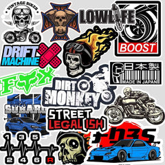 automotive Sticker ( Pack of 15 )