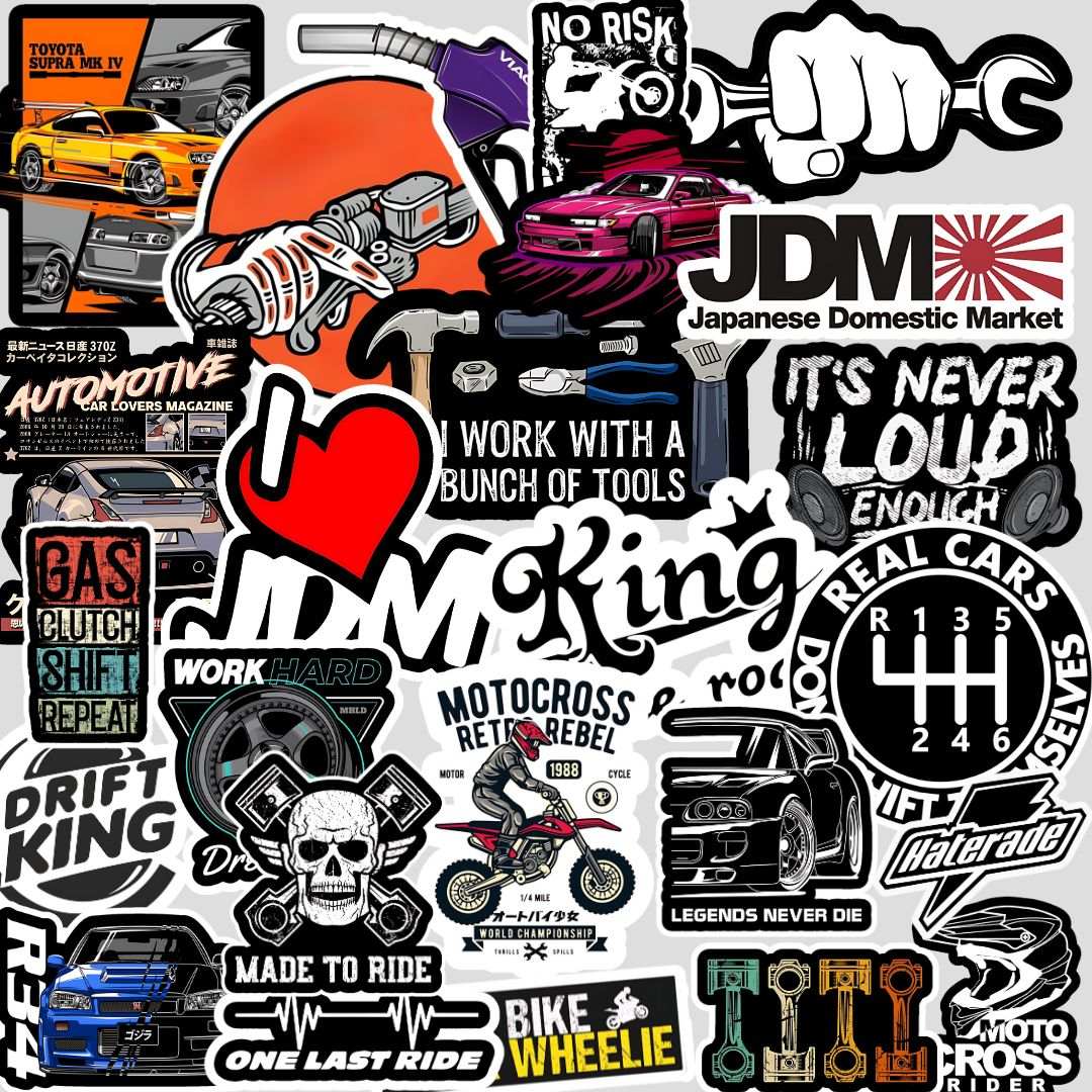 automotive Sticker ( Pack of 25 ) - sticckiz.com