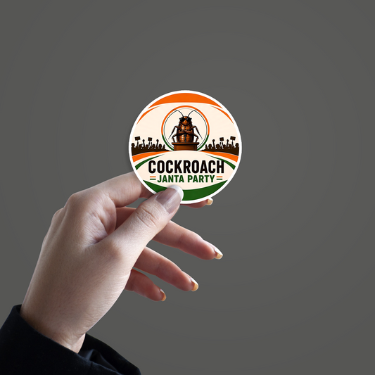 COCKROACH Janta party Sticker