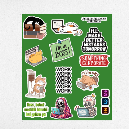 corporate mini sticker sheet 1 - sticckiz.com