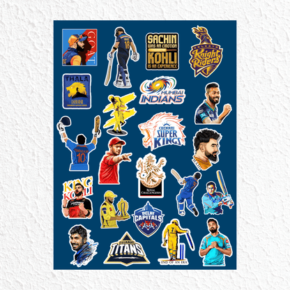 IPL Mini Sticker Sheet - sticckiz.com