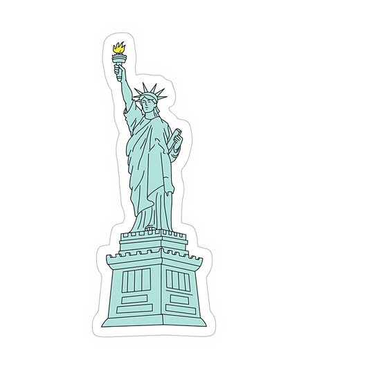 Statue Of Liberty Sticker - sticckiz.com