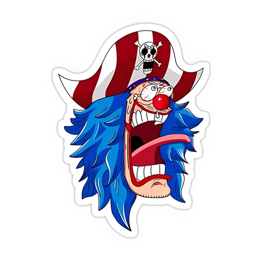 Buggy the Clown Sticker - sticckiz.com