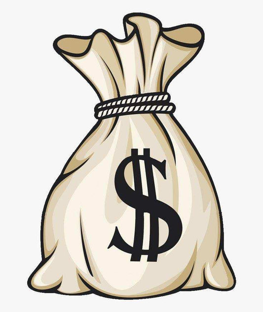 Dollar Bag Sticker - sticckiz.com