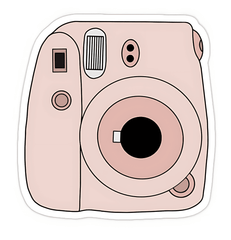 Aesthetic Camera Sticker - sticckiz.com
