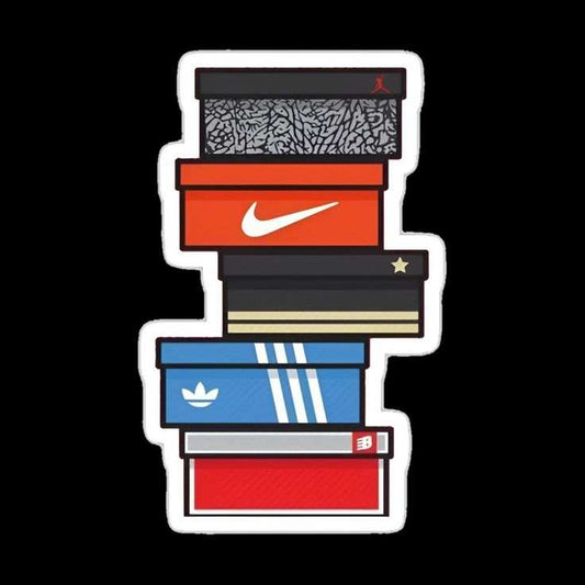 Sneaker Boxes Sticker - sticckiz.com
