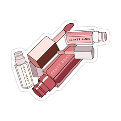 Pink Lipstick Sticker - sticckiz.com