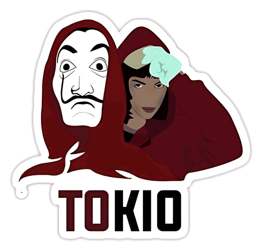 Money Heist Tokio Sticker - sticckiz.com