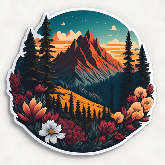 Aesthetic Scene Sticker - sticckiz.com