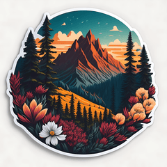 Aesthetic Scene Sticker - sticckiz.com