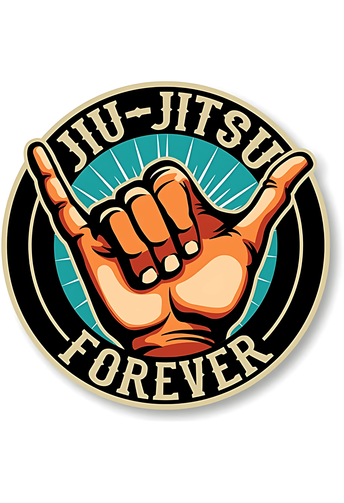 Jiu Jitsu Forever Sticker - sticckiz.com