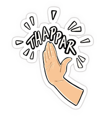 ThHAPPAR INDIAN SLANG STCKER - sticckiz.com