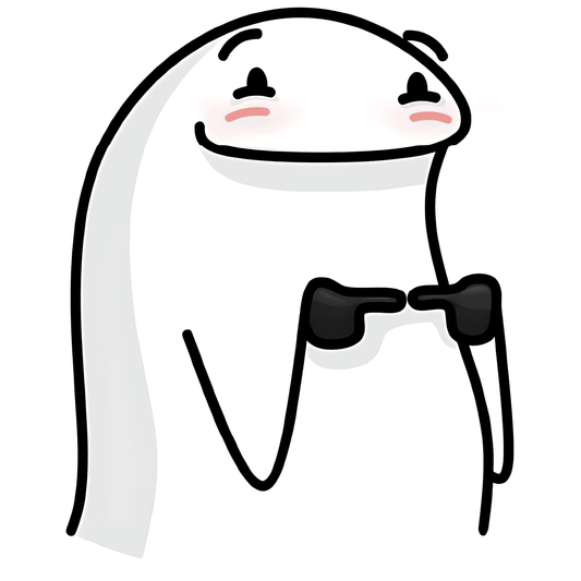 Flork bashful Sticker - sticckiz.com
