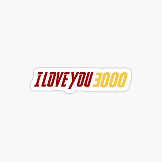 I love you 3000 Sticker