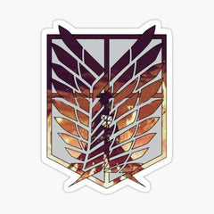Attack On Titan stickers - B-side Label Sticker