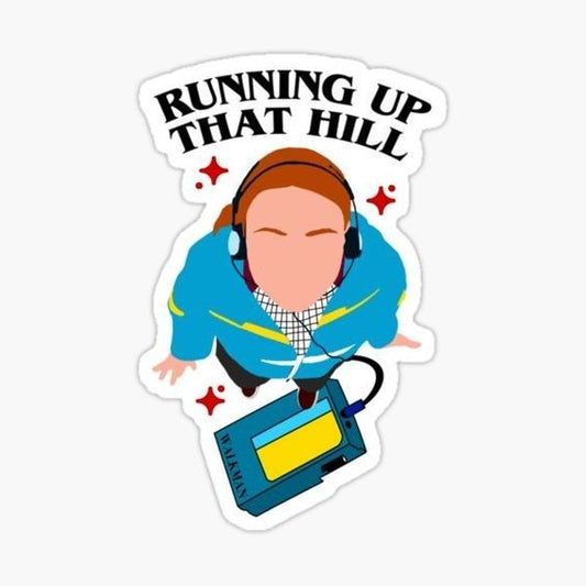 Running Up That Hill - Stranger Things Sticker