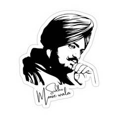 Sidhu Moosewala Signature Sticker - sticckiz.com