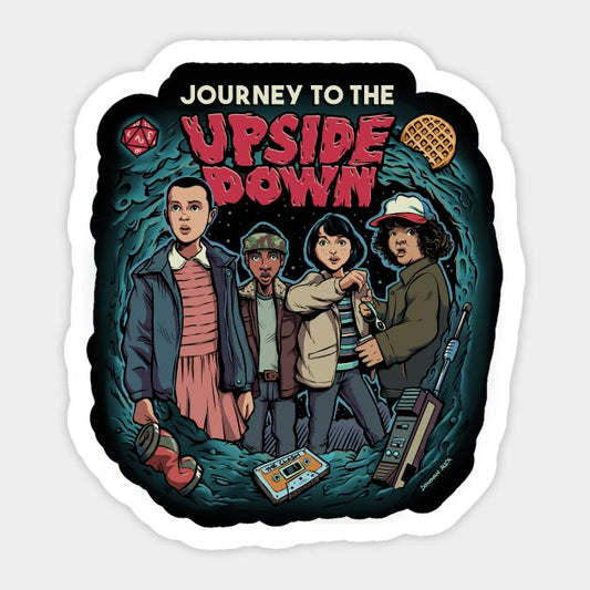 journey to the upside down sticker