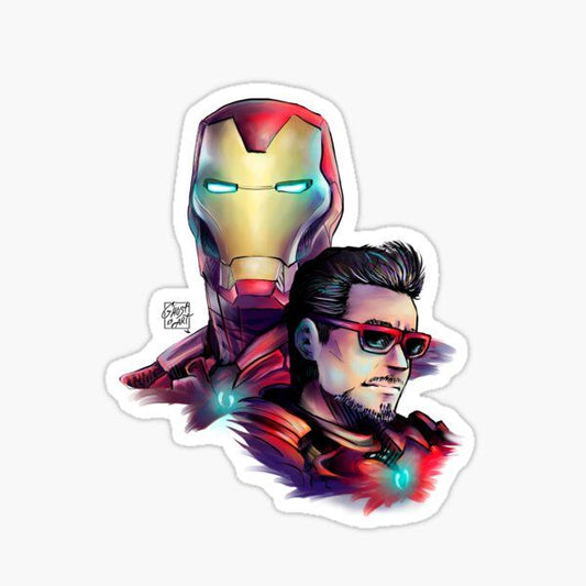 Iron Man & Tony Stark Sticker