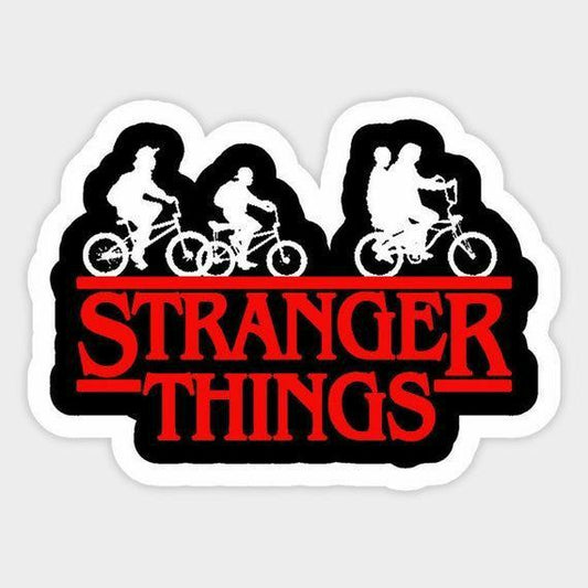 Stranger Things Cycling  sticker
