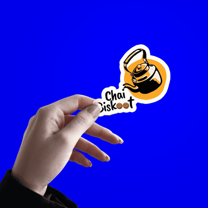 Chai Biskoot Sticker - sticckiz.com