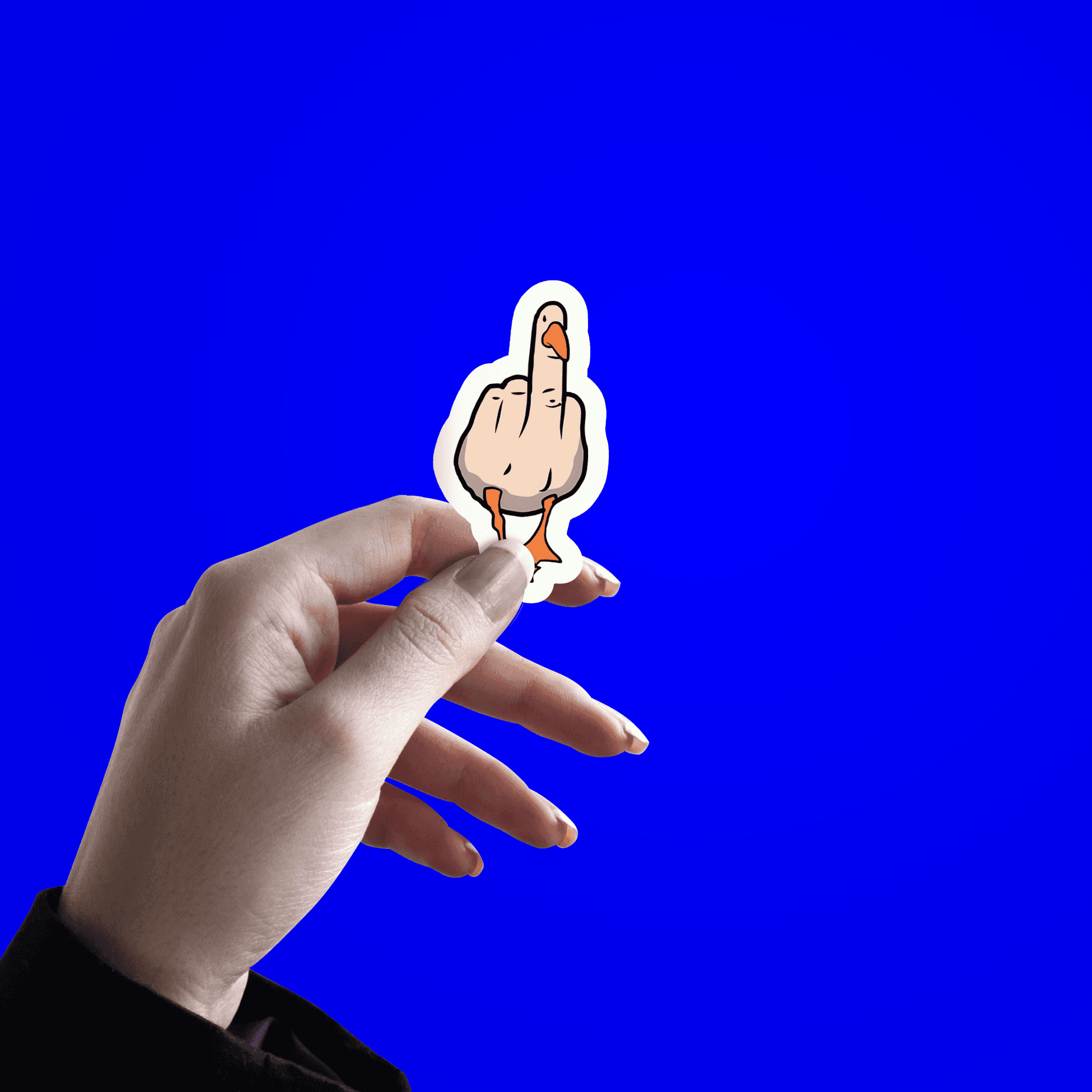 Duck you Sticker - sticckiz.com