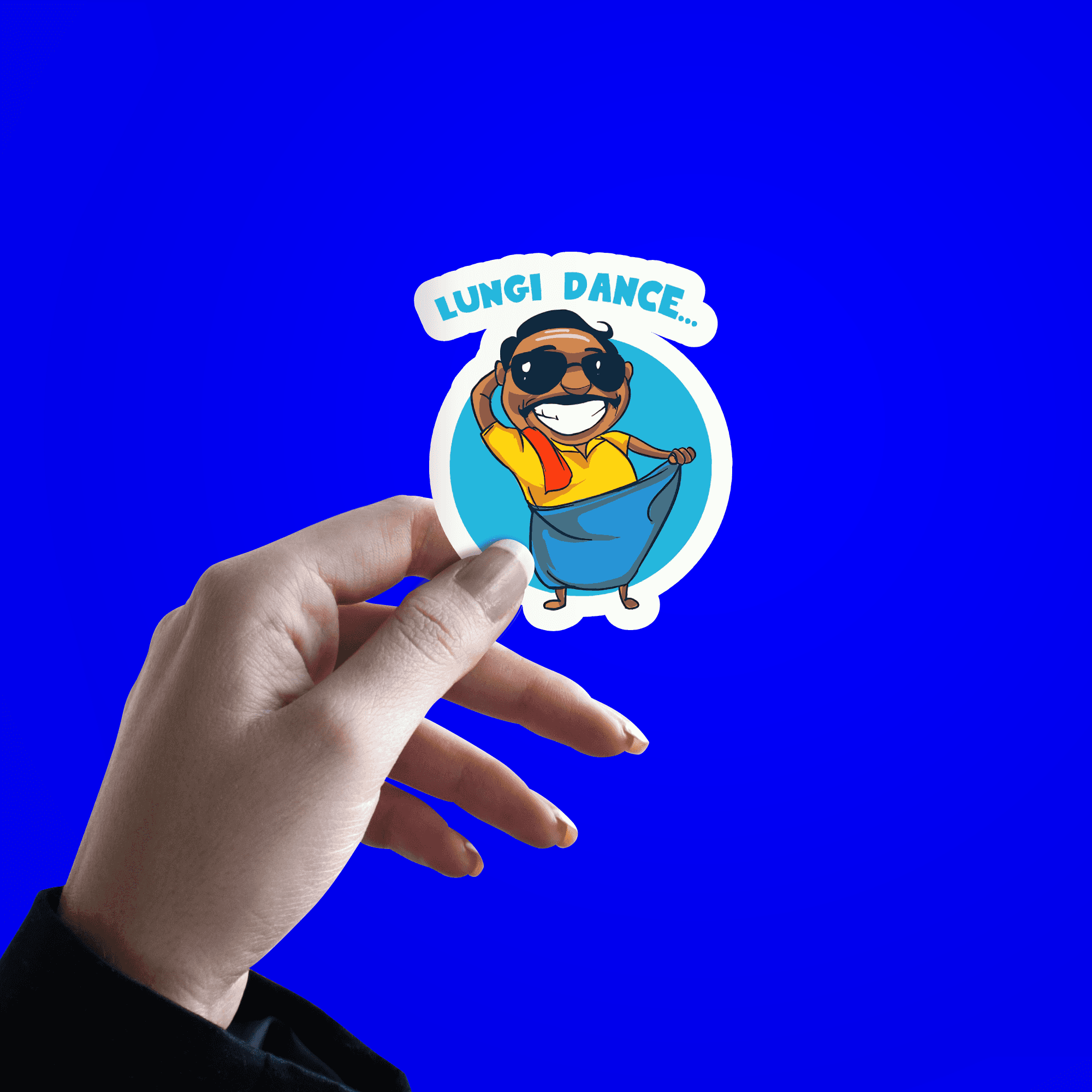 Lungi Dance Anna Sticker - sticckiz.com