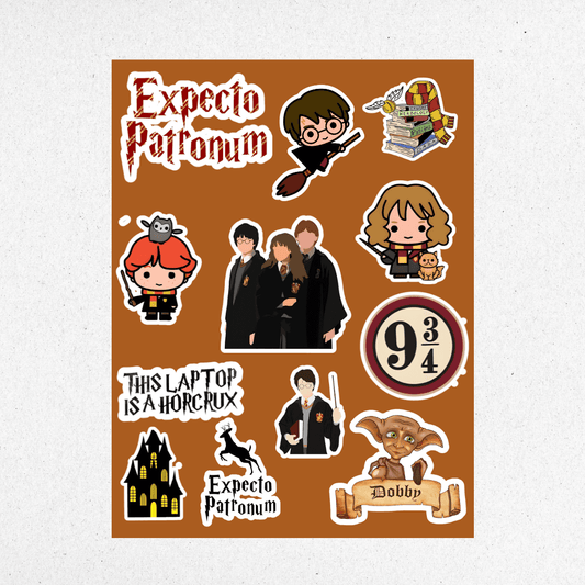 harry potter mini sticker sheet 1 - sticckiz.com