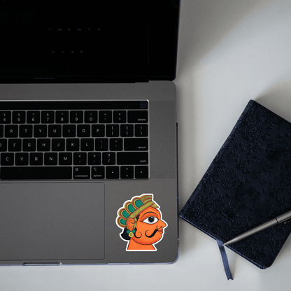 Rajasthani art culture Sticker - sticckiz.com