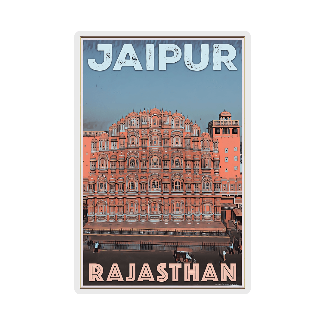 Hawa Mahal 2 Sticker - sticckiz.com