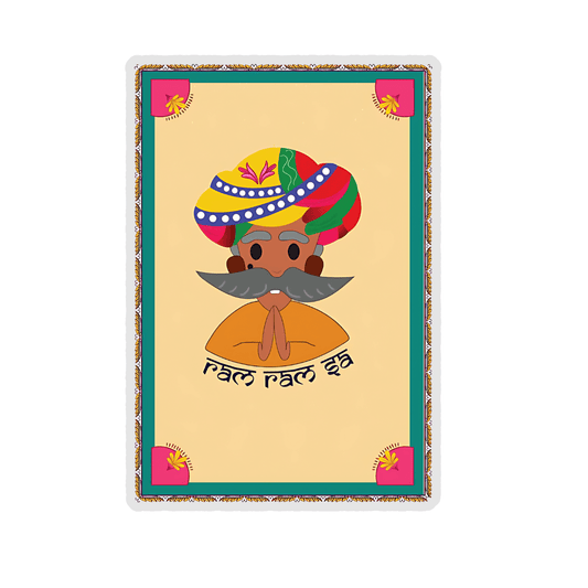 Jaipur Mains16 Sticker - sticckiz.com
