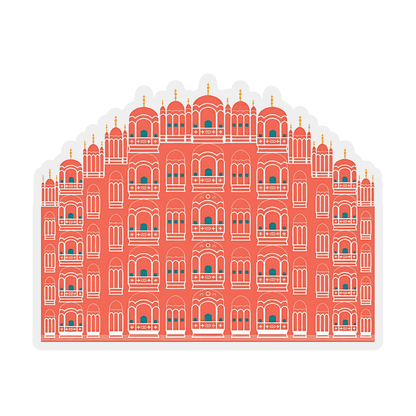 Hawa Mahal Sticker - sticckiz.com