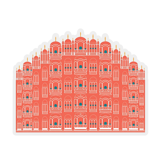 Hawa Mahal Sticker - sticckiz.com