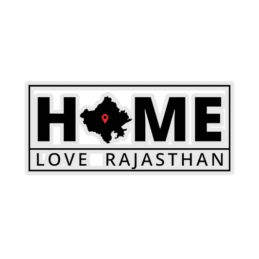 home Love Rajasthan Sticker - sticckiz.com