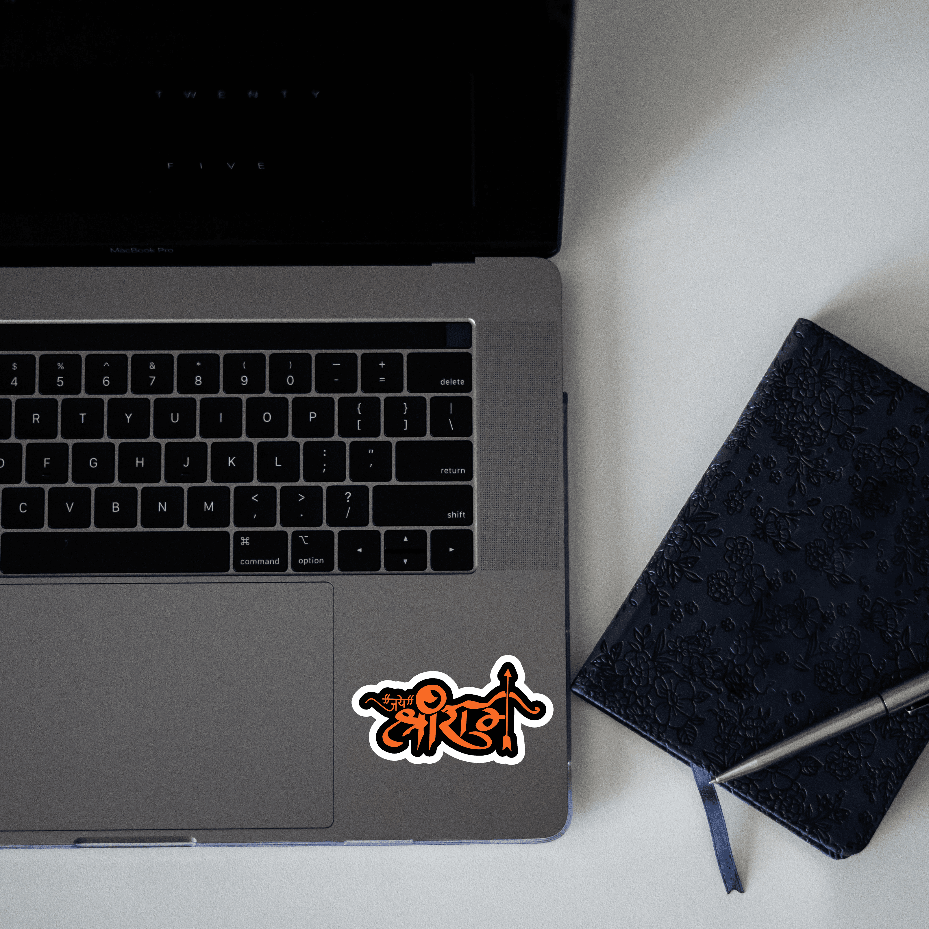 Jai Shri Ram Hindu God Slogan Sticker - sticckiz.com