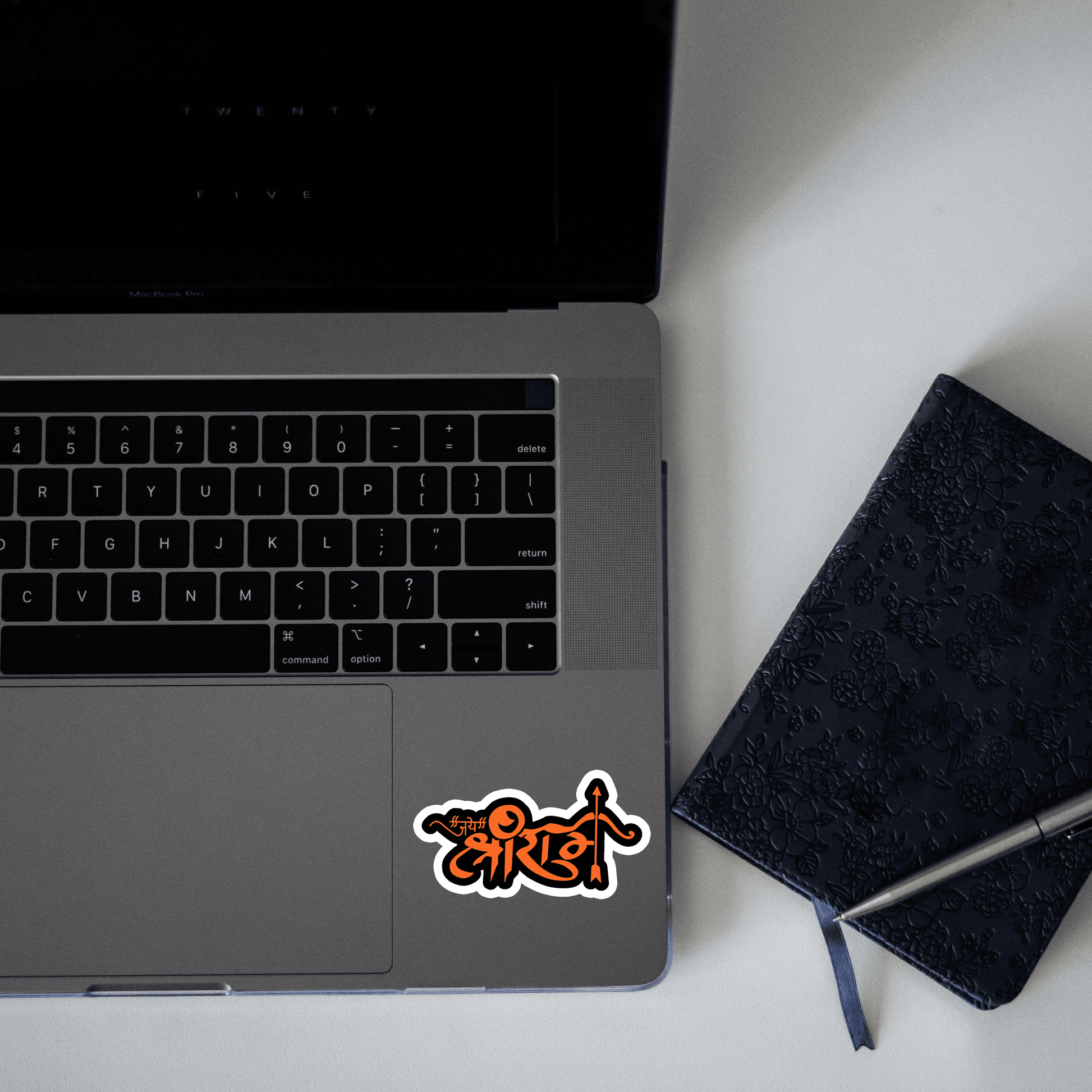 Jai Shri Ram Hindu God Slogan Sticker - sticckiz.com