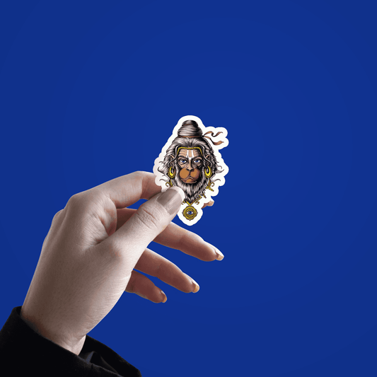 Hanuman Hindu God Magnet Sticker - sticckiz.com