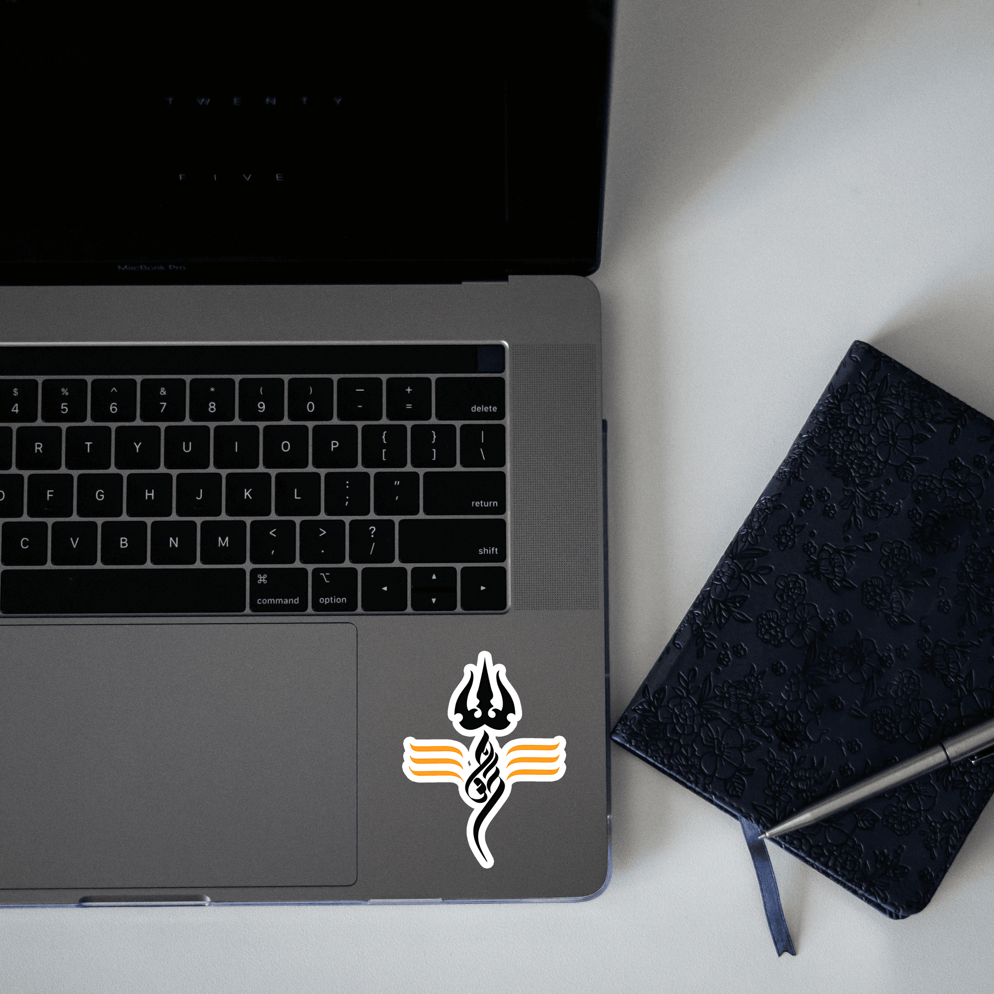 Trident Of Shiva Sticker - sticckiz.com