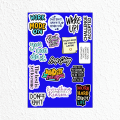 Motivational mini Sticker Sheet 1 - sticckiz.com