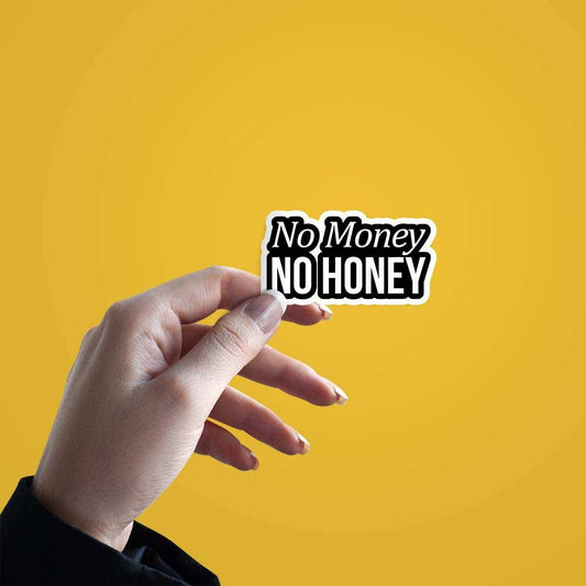 No Money Sticker - sticckiz.com