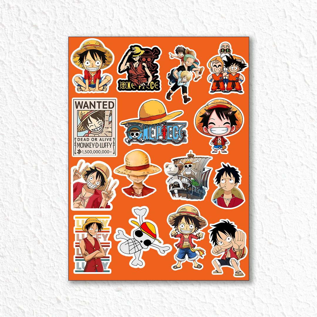 One Piece Mini Sticker Sheet 1 - sticckiz.com