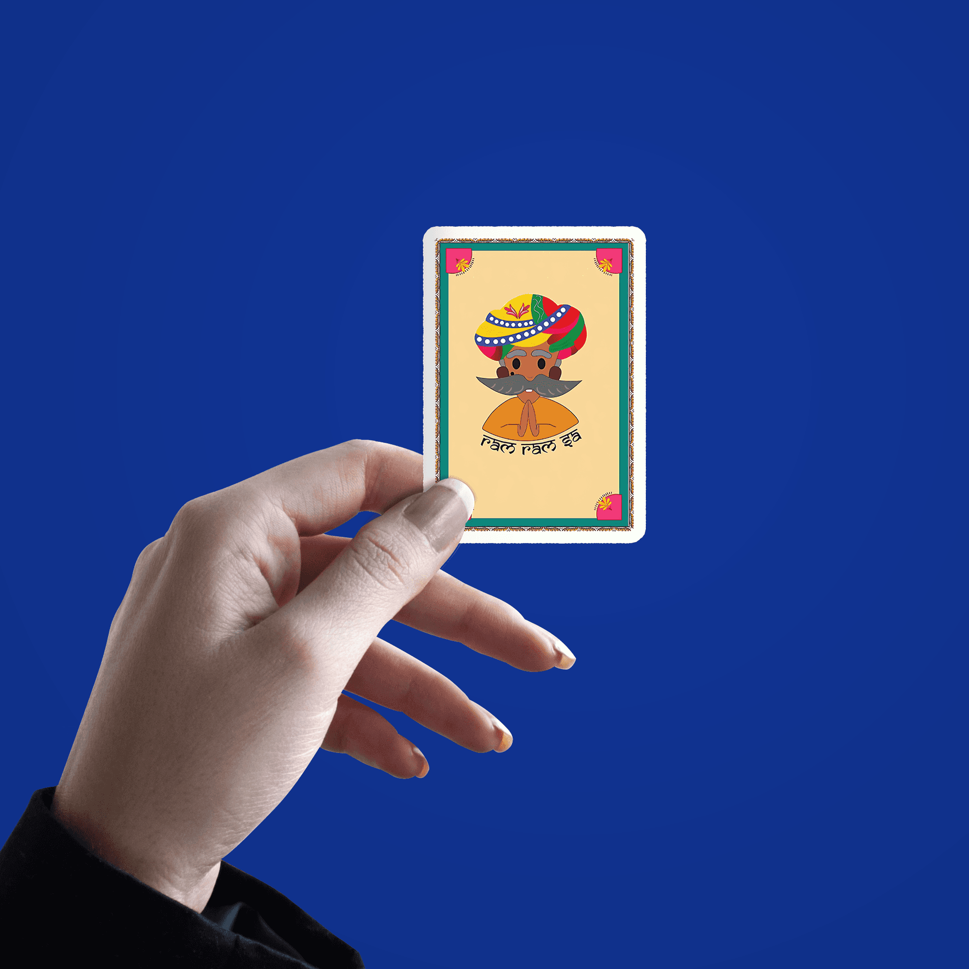 Jaipur Mains16 Sticker - sticckiz.com