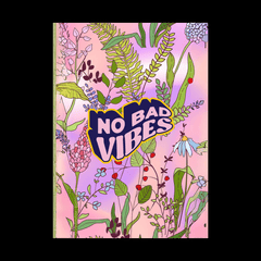 No bad vibes poster - sticckiz.com