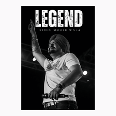 SIDHU MOOSEWALA LEGEND in concert poster - sticckiz.com