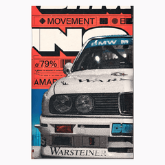 Vintage car poster - sticckiz.com