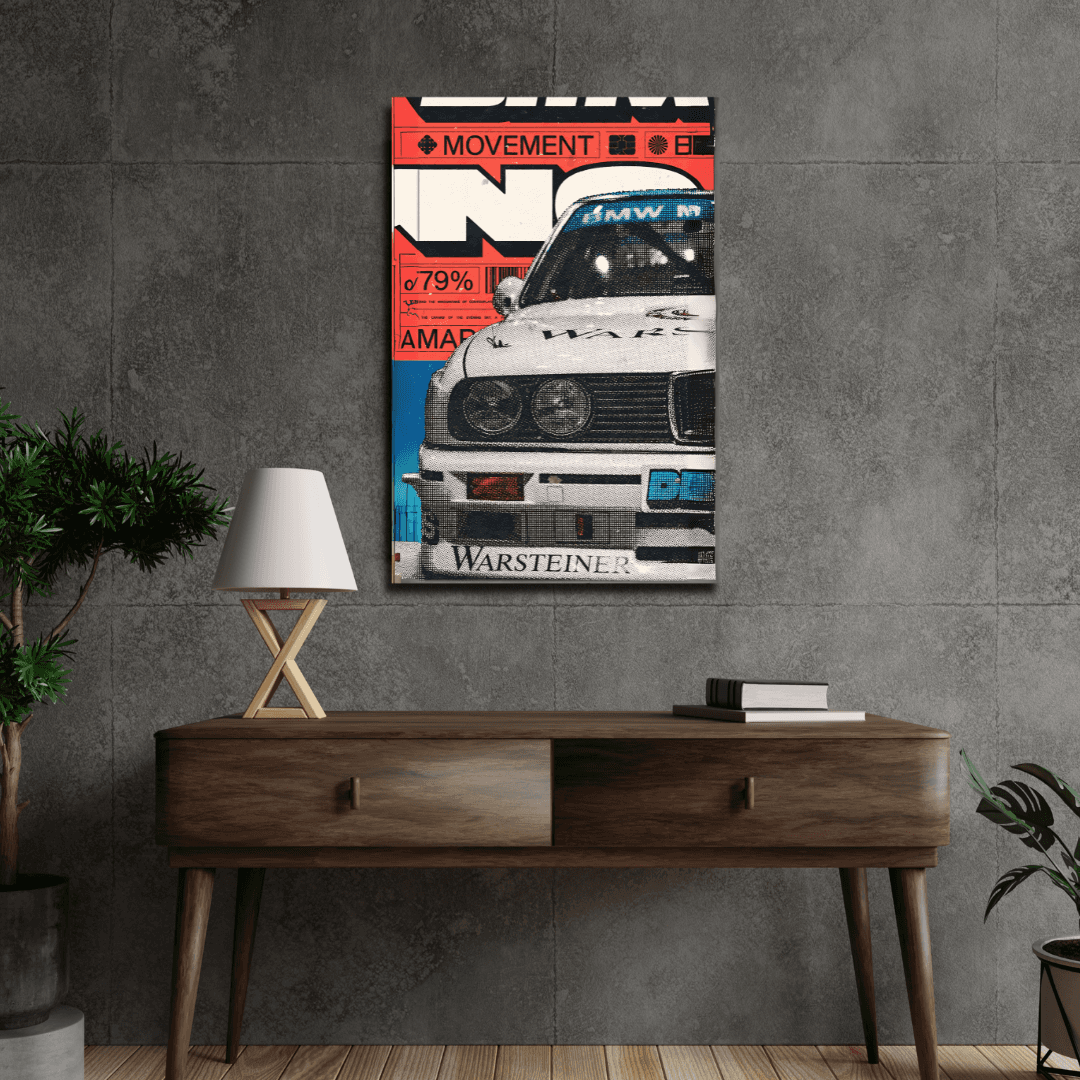 Vintage car poster - sticckiz.com