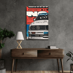Vintage car poster - sticckiz.com