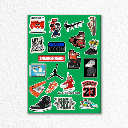 Sneakers Mini Sticker Sheet 2 - sticckiz.com